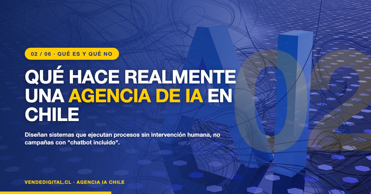 Qué hace realmente una agencia de IA en Chile