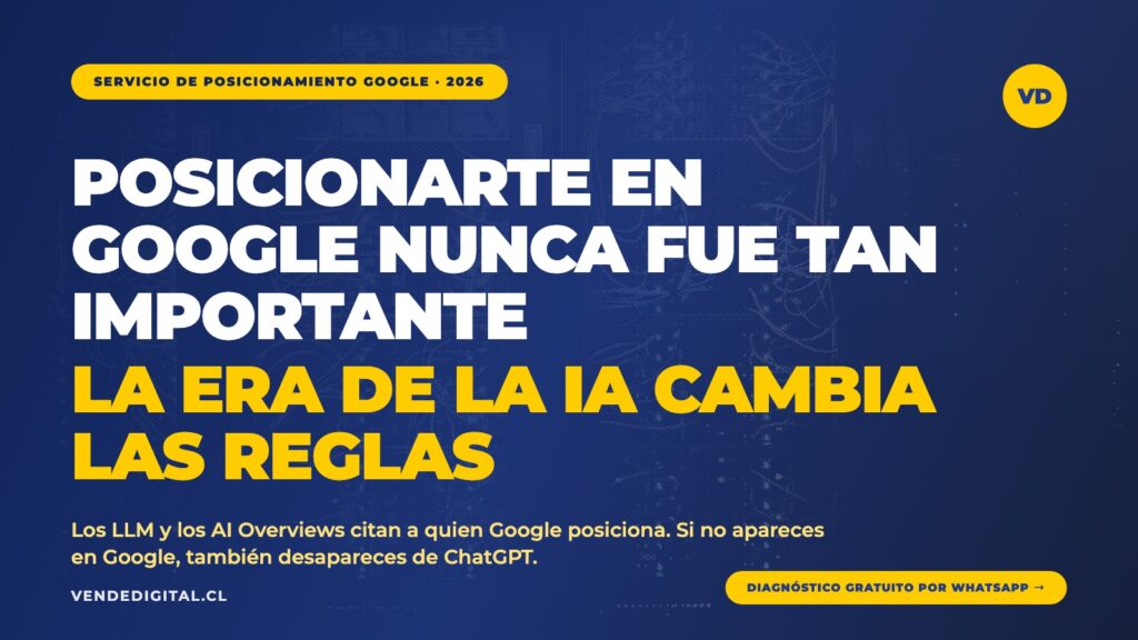 Servicio de posicionamiento Google en la era de la IA — Vende Digital