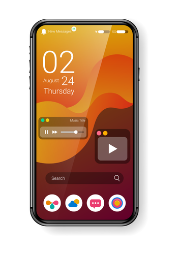 Icono de diseño mobile first