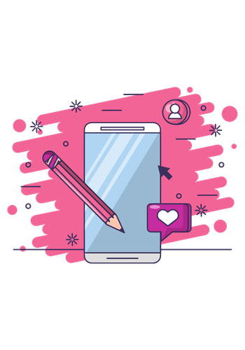 Ícono de copywriting que engancha
