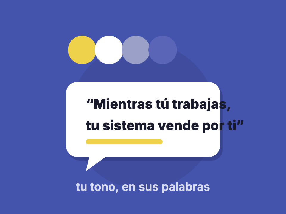 El asistente de IA aprende el tono de tu marca y escribe con tus palabras